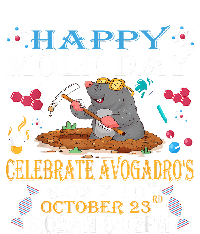 Happy Mole Day Celebrate AvogadroS Mole 6.02 X 10 October Infant Fleece One Piece