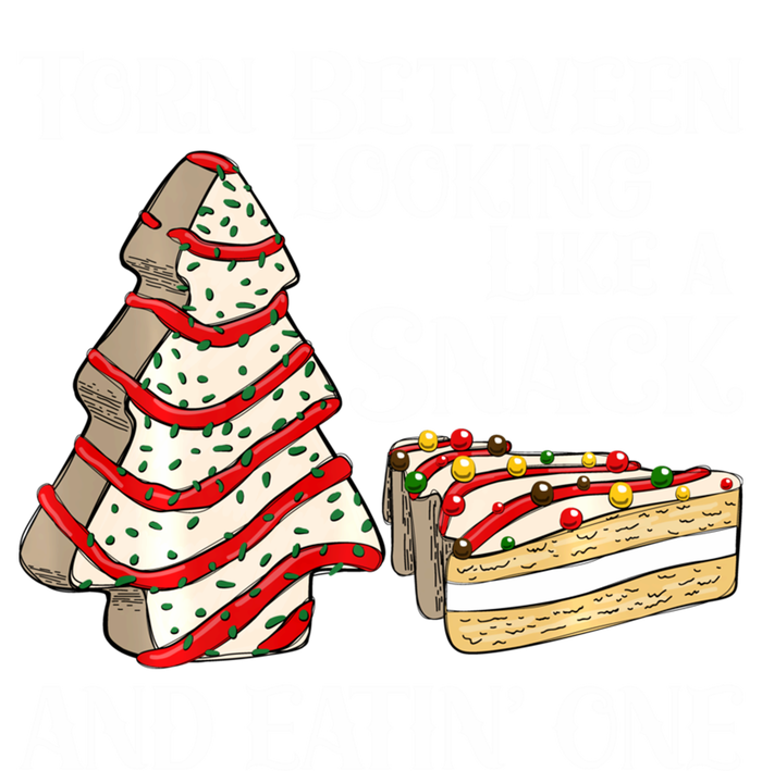 Funny Christmas Tree Cake Torn Between Looking Like A Snack T-Shirt