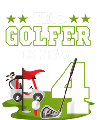 This Golfer Is Now 4 Year Old Birthday 4rd Golf Party Performance Sprint T-Shirt