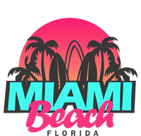 Retro South Beach Miami Florida Pop Art Sweatshirt Cinch Pack Bag