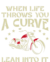 Biker When Life Throws You A Curve Motorcycle Cooling Performance Long Sleeve Crew