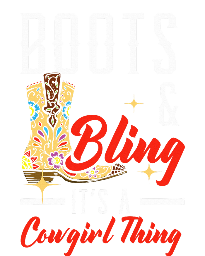 Boots & Bling ItS A Cowgirl Thing Rodeo Western Country Ladies Essential Flowy Tank