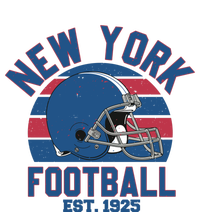 New York Football Est 1925 Football Team Supporter Women's Crop Top Tee