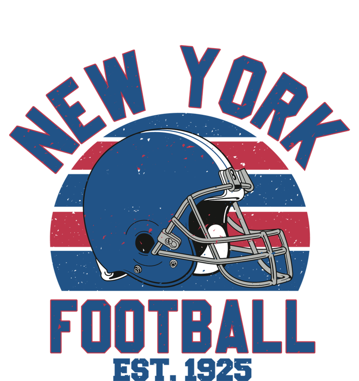 New York Football Est 1925 Football Team Supporter Women's Crop Top Tee