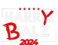 Funny Harris Walz 24 Hairy Balz 2024 Meme Democratics Vote T-Shirt