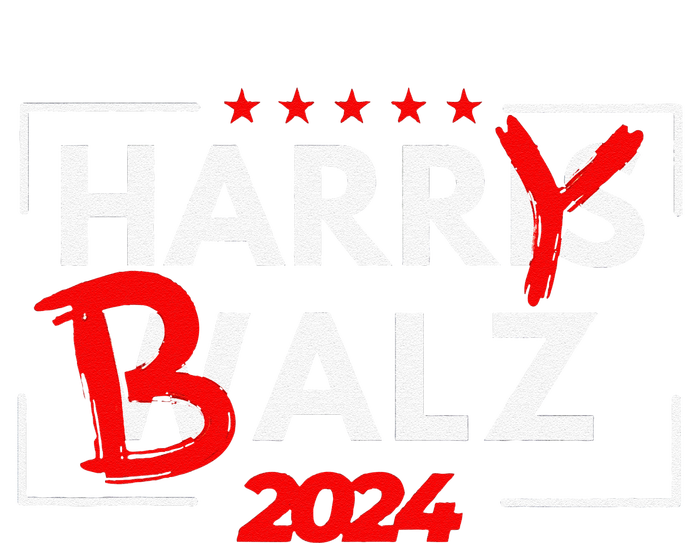 Funny Harris Walz 24 Hairy Balz 2024 Meme Democratics Vote T-Shirt