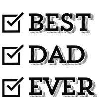 Best Dad Ever Gift For Dad From Daughter Sons Graphic Long Sleeve Shirt