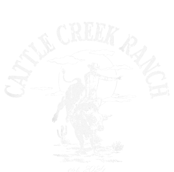 Cattle Creek Bucking Bull Rodeo Logo Graphic T-Shirt