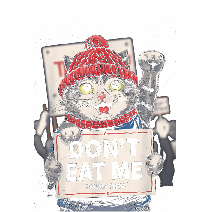 DonT Eat Me Cats For Trump 2024 Funny Election Women's Strappy Tank