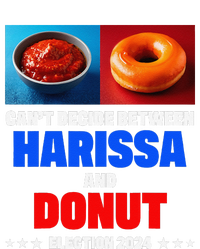 Harris Vs Trump CanT Decide Between Harissa And Donut Funny T-Shirt