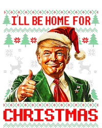 ILl Be Home For Christmas Funny Santa Trump Pajamas Ugly Pajama Set