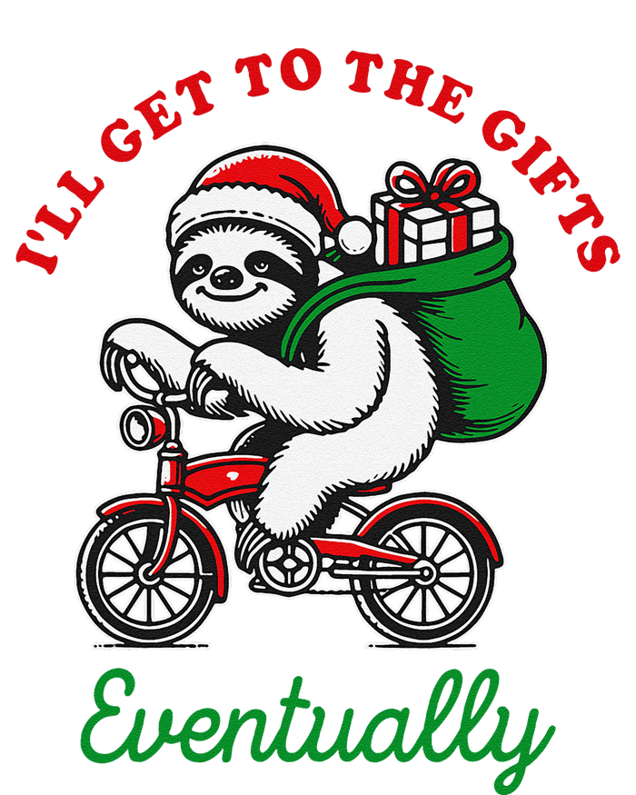 ILl Get To The Gifts Eventually Funny Christmas Animals Softstyle Adult Sport Polo