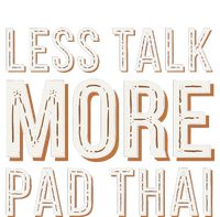 Less Talk More Pad Thai Funny Humor Food Text Joke Sustainable Beanie