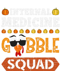 Internal Medicine Gobble Squad Turkey Thanksgiving Internist Long Sleeve Shirt