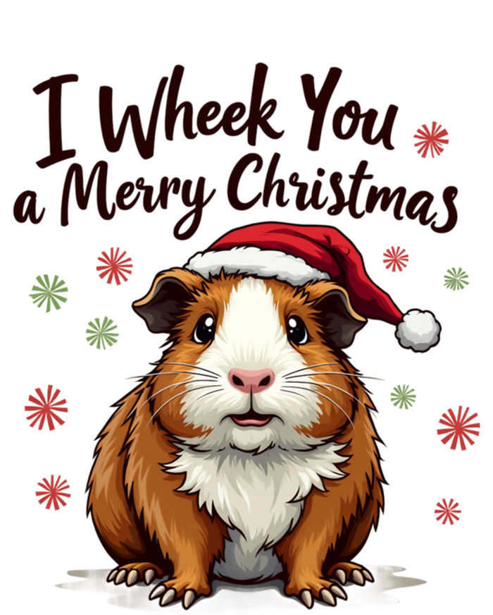 Guinea Pig I Wheek You A Merry Christmas Guinea Pigs T-Shirt