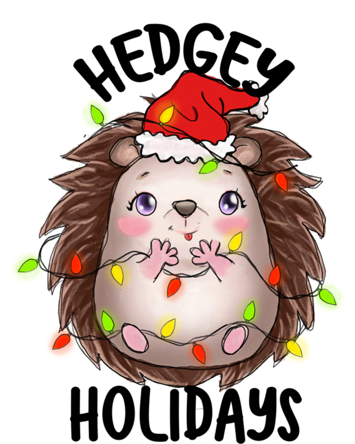 Hedgy Holiday Cute Adorable Hedgehog Christmas Funny Pun Cute Gift Magnet