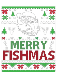 Fishing Ugly Christmas Bass Fish Merry Fishmas Gift Full Zip Hoodie