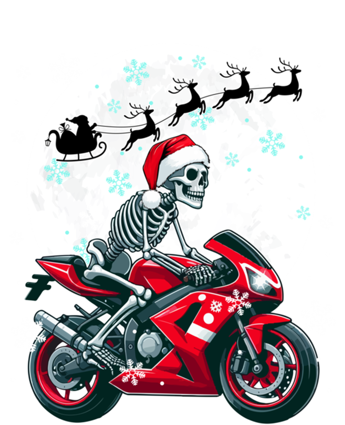 Christmas Santa Skeletons Costume Motorbike Lover Family Gift Button