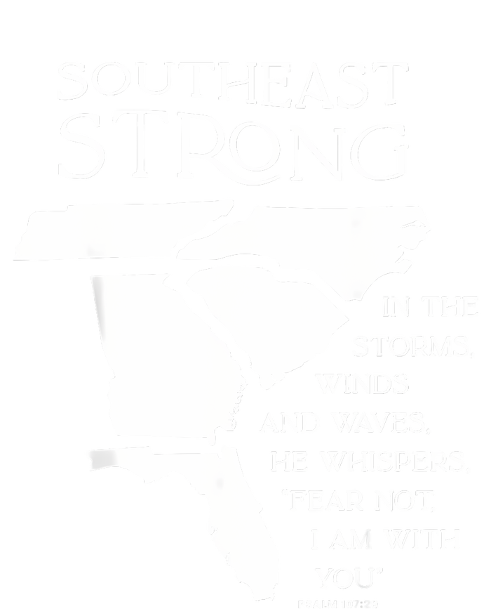 Southeast Strong In The Storms Winds And Waves He Whispers Snapback Five-Panel Rope Hat