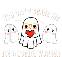 You Can’T Scare Me I’M A Social Worker Halloween Ghost Funny Short Acrylic Beanie