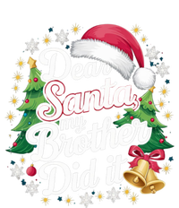 Dear Santa My Brother Did It Funny Christmas Pajama Gift Bumper Sticker