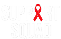 Family Hiv Awareness Red Ribbon Aids Support Squad T-Shirt