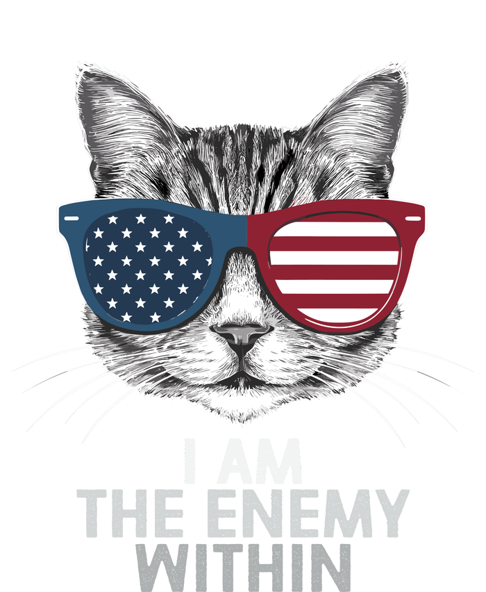 I Am The Enemy Within USA-Made Doggie Bandana