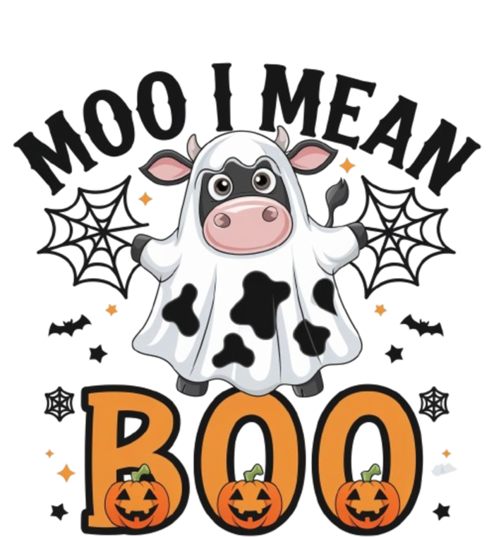 Funny Ghost Cow Moo I Mean Boo Cute Cow Halloween Gift T-Shirt