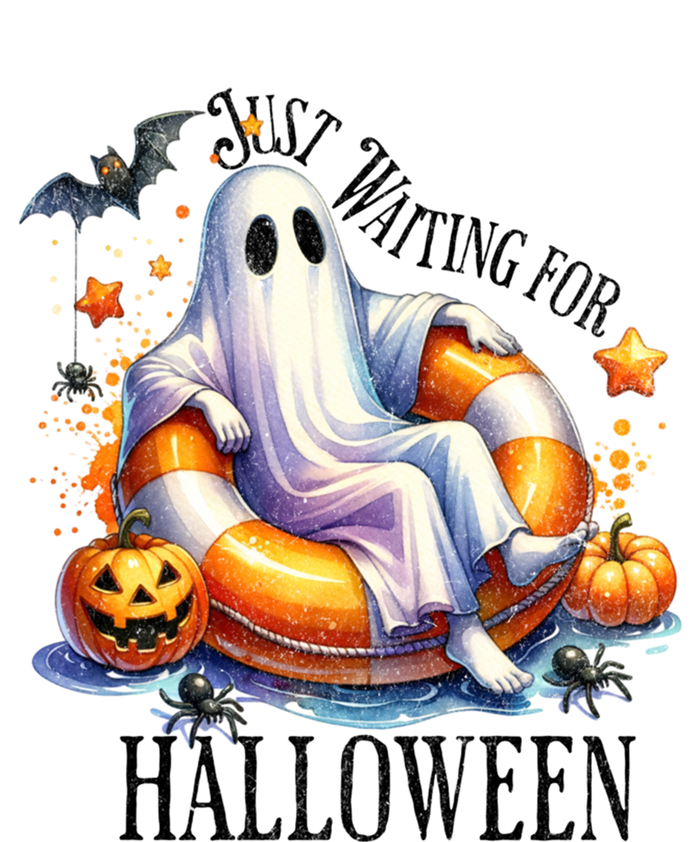 Funny Ghost Just Waiting For Halloween Gift Tank Top