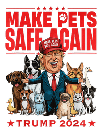 Make Pets Safe Again Trump 2024 Save Our Pets America Back USA-Made Doggie Bandana