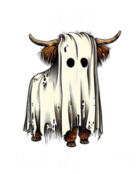 Funny Ghost Highland Cow Halloween Moo I Mean Boo Gift T-Shirt