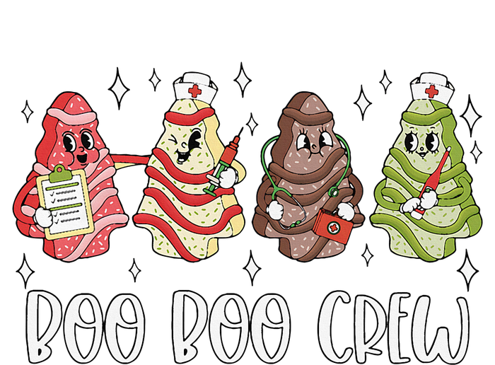 Christmas Nurse Boo Boo Crew Tree Cake Xmas Nursing T-Shirt