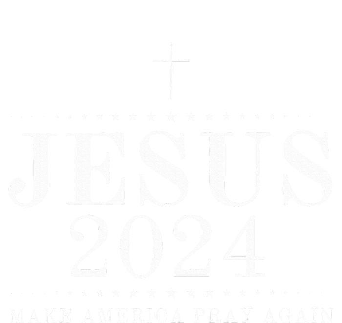 Jesus 2024 Make America Pray Believe Again Christian Flag T-Shirt