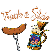 Frank & Stein Oktoberfest Funny Bratwurst Beer German Food Insulated Varsity Jacket