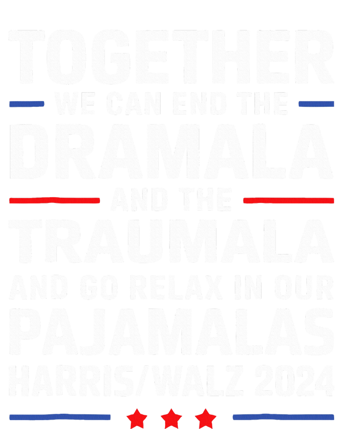 Together We Can End The Dramala And The Traumala High Crown Mesh Back Trucker Hat