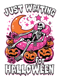 Funny Summerween Skeleton Just Waiting For Halloween Gift Sustainable Beanie