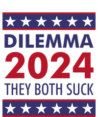 Dilemma 2024 They Both Suck Funny Sarcastic Us Election Kids Long Sleeve Shirt