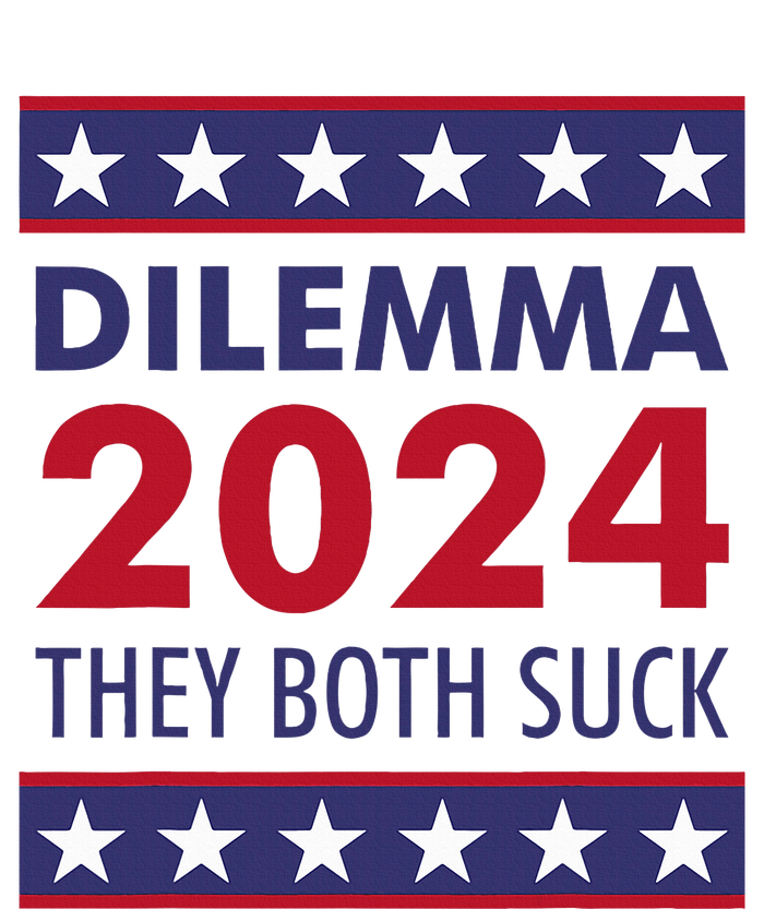 Dilemma 2024 They Both Suck Funny Sarcastic Us Election Kids Long Sleeve Shirt