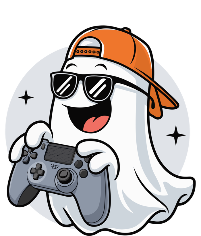 Halloween Ghost Gamer Scary Costume Gaming Cool Gift T-Shirt