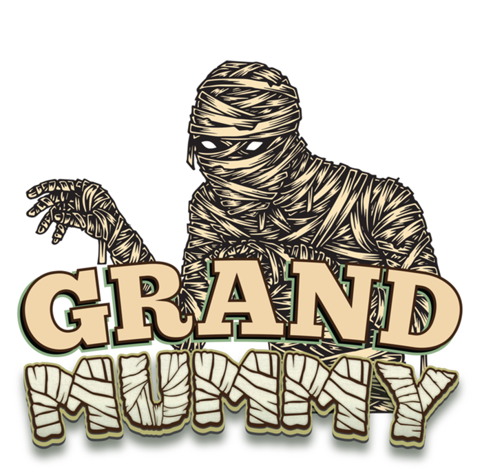 Grandmas Halloween Funny Grand Mummy Great Gift Full Zip Hoodie