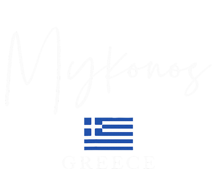 Greece Flag Vacation Island Mykonos Women's Strappy Tank