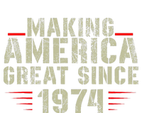 Making America Great Since 1974 Design 48th Birthday V-Neck T-Shirt