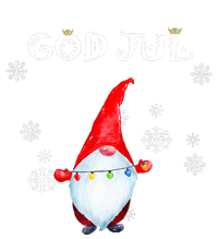 God Jul Scandinavian Swedish Merry Christmas Gnome Tie-Dye Long Sleeve Shirt