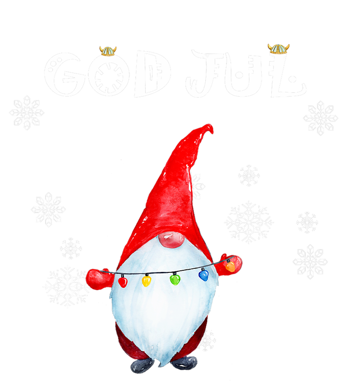 God Jul Scandinavian Swedish Merry Christmas Gnome Tie-Dye Long Sleeve Shirt