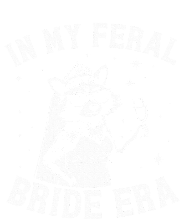 In My Feral Bride Era Raccoon Bella+Canvas Jersey Crop Tee