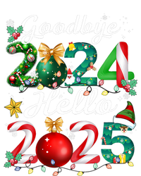 Goodbye 2024 Hello 2025 Merry Christmas Happy New Year 2025 Women's Pullover Hoodie