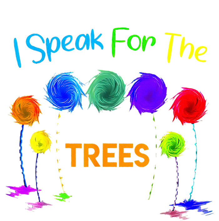 I Speak For Trees Earth Day Save Earth Inspiration Hippie T-Shirt