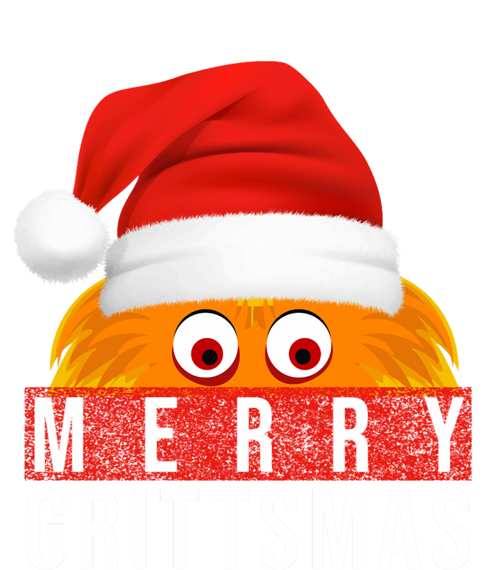 Gritty Christmas Merry Grittsmas Christmas Gift Long Sleeve Yupoong Adult 5-Panel Trucker Hat