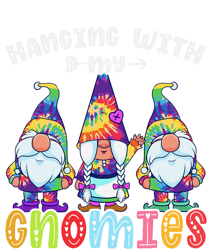 Hanging With Gnomies Gnome Merry Christmas Tie Dye Pajamas Cooling Performance Crew T-Shirt