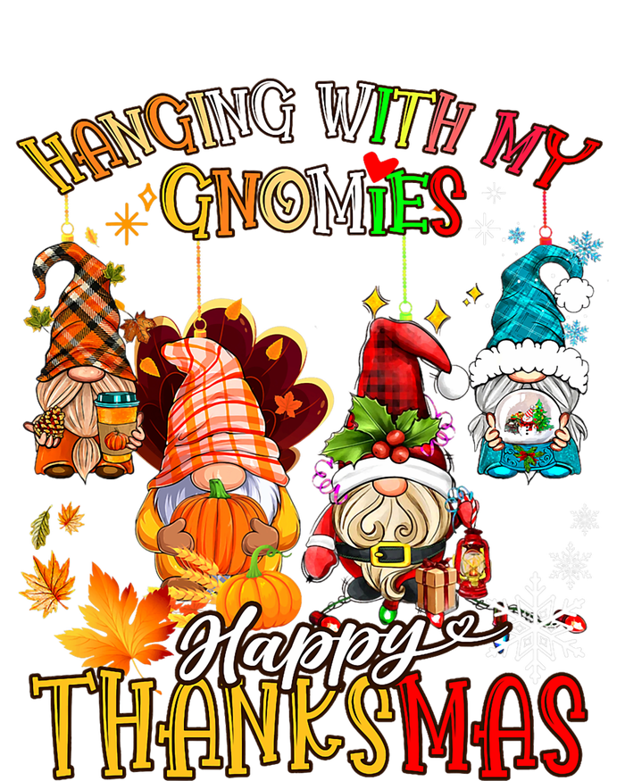 Hanging With My Gnomies Happy Thanksmas Thanksgiving Xmas Softstyle Adult Sport Polo